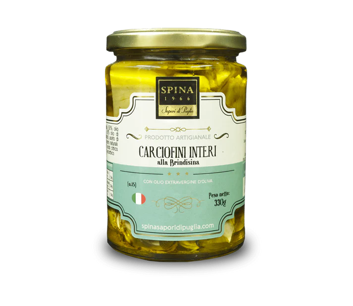 Carciofini Interi alla Brindisina N.15 con olio evo 330 g