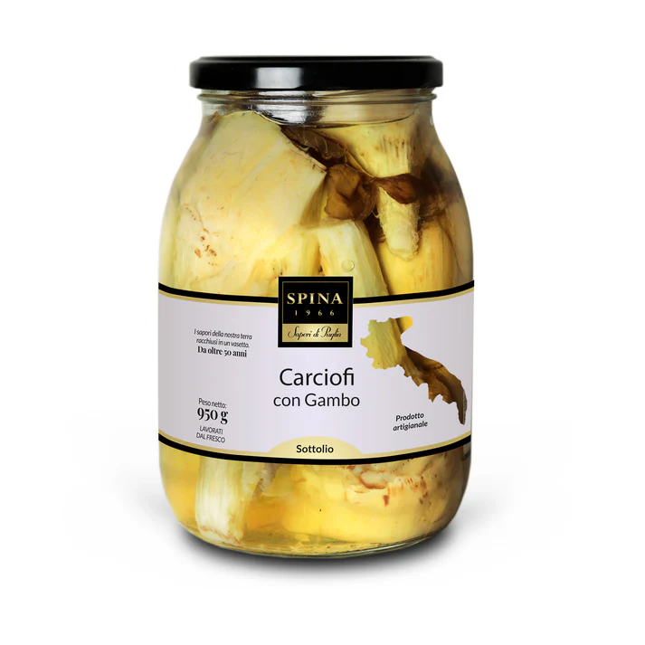 Carciofi con gambo 950 g